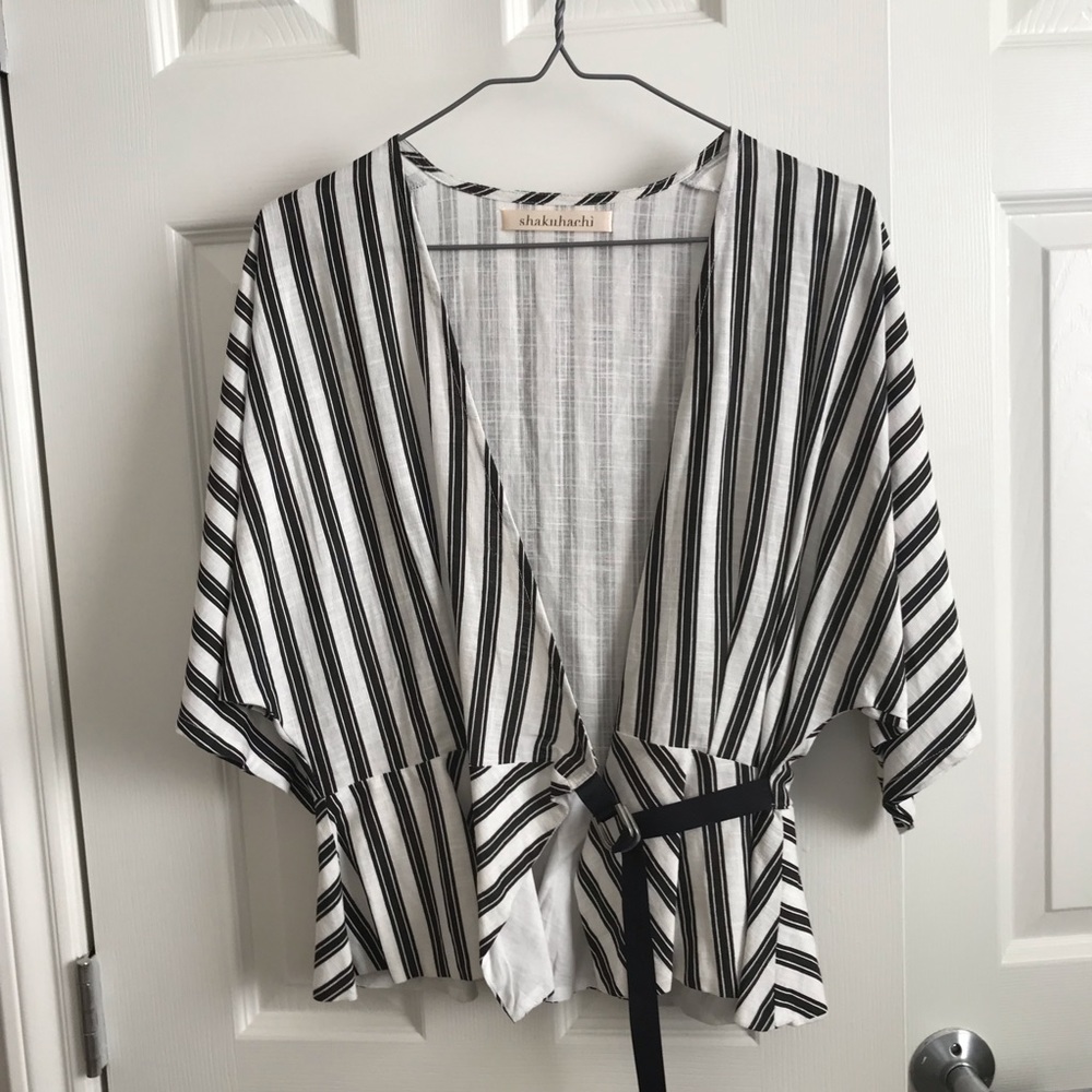 Shakuhachi striped top